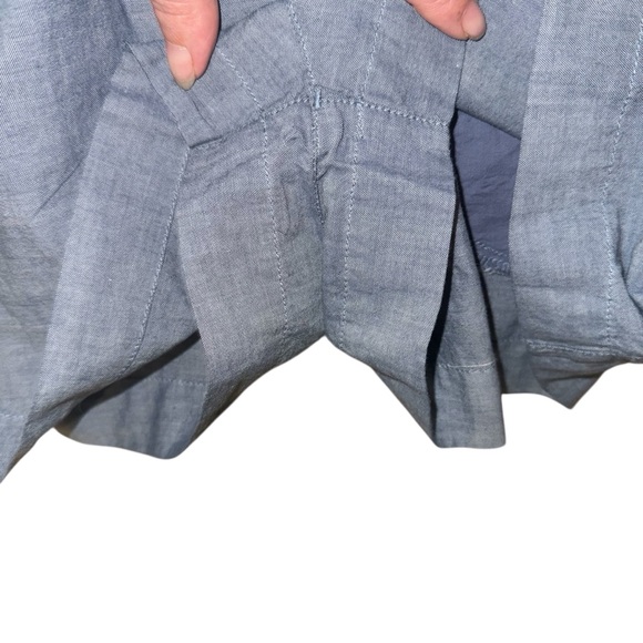 Abercrombie & Fitch Chambray Denim Cotton One Piece Romper Sz Small new nwt - Picture 5 of 13